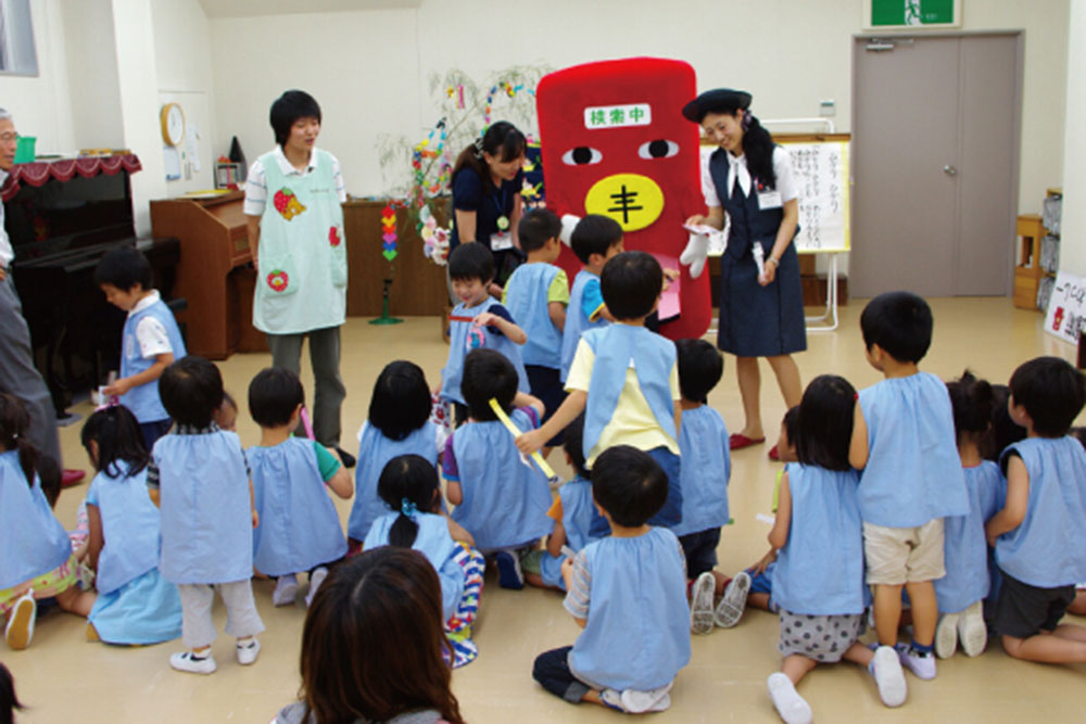 水戸市少友幼稚園を訪問しました。